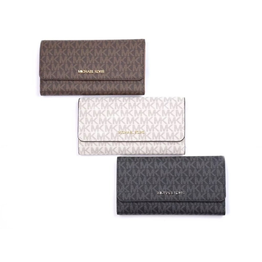 Michael Kors Gray Wallet Sleek Design Compact Size - Picture 8 of 8